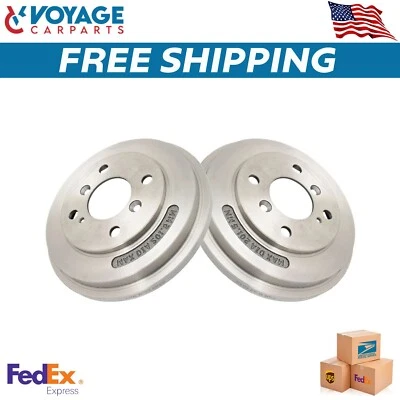 Nuevo juego de 2 pares de tambores de freno trasero derecho derecho para Ford Fiesta 2011-2019 Foto 1 de 4