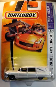2007 MATCHBOX MBX METAL 1963 CADILLAC HEARSE PEARL WHITE #30 VHTF! - Picture 1 of 2