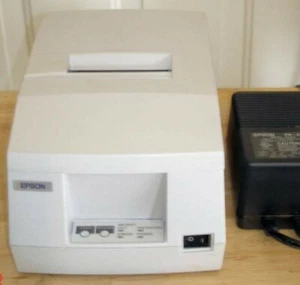 IMPRESORA DE RECIBOS DE DESLIZAMIENTO EPSON TM-U325PD MATRIZ DOT POS - PUERTO ETHERNET (LAN) - Imagen 1 de 2