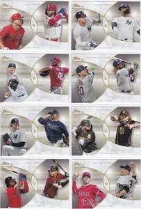 2020 Topps Dynamic Duals komplettes Basisset (22 Karten) PR/950 - Bild 1 von 3