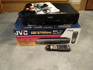 JVC HR-S7900U SVHS VCR PLAYER / RECORDER W/ REMOTE TBC TIME BASED CORRECTION - Picture 1 of 8