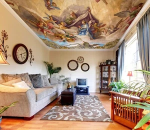 3D Blue Wings G3732 Ceiling WallPaper Murals Wall Print Decal Deco Erin 2023 - Picture 1 of 5