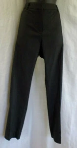 89th & Madison Ankle Pant Size 10 NWT Black Heather Rayon Blend Braided Side Tri - Picture 1 of 12