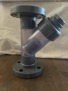 Spears 1633-015CL 1-1/2" 150 Psi PVC klar Y-Kontrollventil - Bild 1 von 7