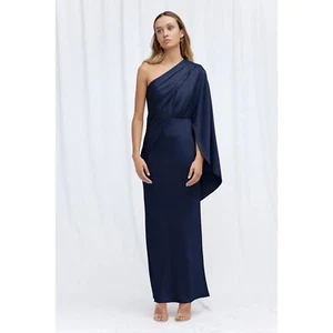 Neu mit Etikett Significant Other Kelsie Maxikleid mitternachtsdunkelblau Größe 4 - Bild 1 von 13