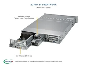 Supermicro SYS-6028TR-DTR Barebones Server NEW IN STOCK 5 Yr Warranty - Picture 1 of 4
