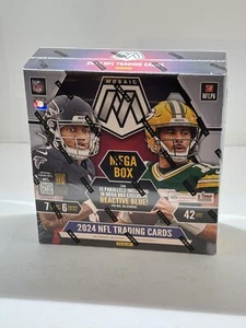 2024 Panini Mosaic NFL Football Mega Box Factory Sealed - Walmart Reactive Blue - Picture 1 of 4