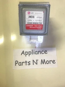 GENUINE OEM WHIRLPOOL /LG MICROWAVE MAGNETRON 2M246 8184652 6324W1A001L - Picture 1 of 7