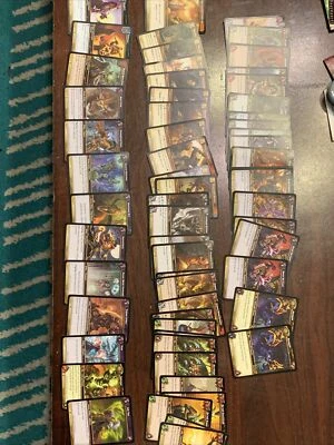 62 cartas TCG Heroes of Azeroth de World Of Warcraft - Deck incompleto - Deck superior - Imagem 1 de 4