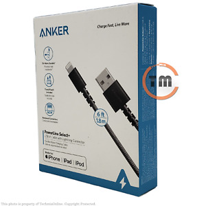 Anker PowerLine Select + 6FT USB-A to Lightning Cable Fast Charging (A8013H12-1)