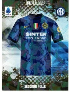 PANINI CALCIATORI ADRENALYN XL TITANS 2022 CARD T67 MAGLIA INTER (SECONDA PELLE) - Picture 1 of 2