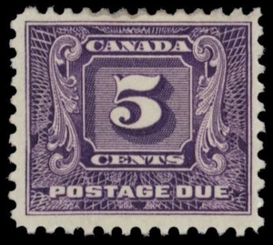 CANADA J9i - Numeral of Value "Postage Due" Dull Violet (pf92547) $40 - Picture 1 of 1
