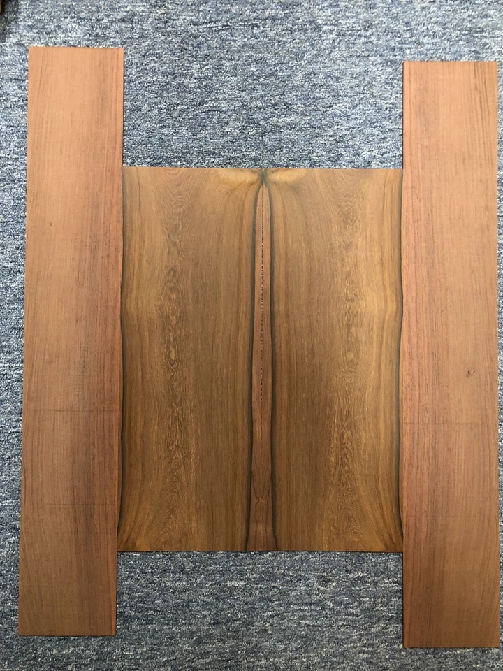 Juego trasero y lateral de palo de rosa de Madagascar OM / tamaño clásico, hermoso color. Foto 1 de 4