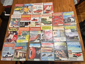 LOT OF 22 VINTAGE MECHANIX ILLUSTRATED MAGAZINES FROM 1943 TO 1971 - Picture 1 of 11