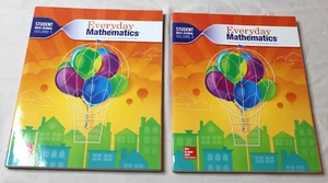 Everyday Math Everyday Mathematics 4, Grade 3 Student Math Journal Vol 1 & 2 Set - Imagen 1 de 3