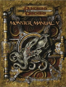 Dungeons & Dragons-D&D-MONSTER MANUAL V (5)-RPG-Rolplaying Game-(HC)-new-rare - Picture 1 of 2