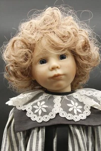 20" Vintage German Vinyl Artist Boy Doll Barbara Prusseit 1994 Freckle Red Hair - Picture 1 of 22