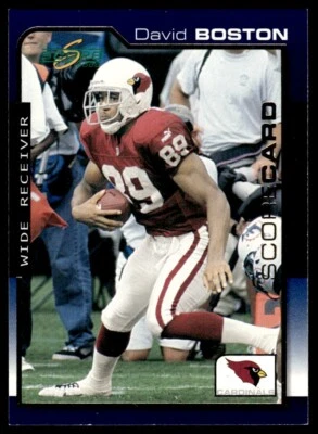 2000 Score Scorecard David Boston /2000 Arizona Cardinals #4 - Image 1 of 2
