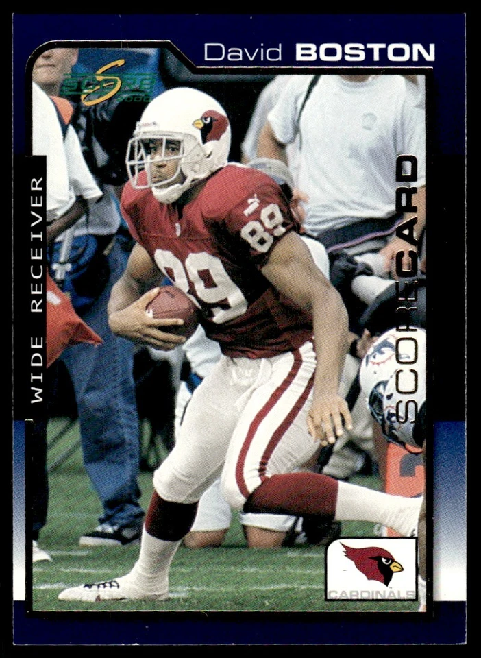 2000 Score Scorecard David Boston /2000 Arizona Cardinals #4 - Image 1 of 2