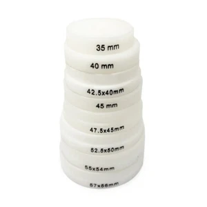 Nylon Dies Large Set of 8 for Watch Glass Case Fitting Machines 35 - 57mm range - Picture 1 of 2