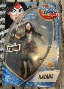Figura de acción posable SELLADA DC Comics Super Hero Girls Katana 6" con espada  - Imagen 1 de 6