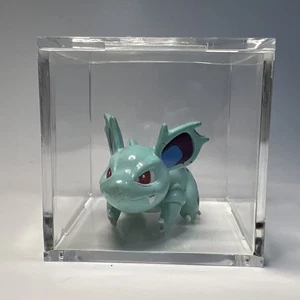 1999 TOMY Pokemon NIDORINA  CGTSJ PVC Authentic Pokémon Figure with Acrylic Case - Picture 1 of 13