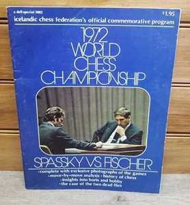 Dell Icelandic Federation Chess Program 1972 World Championship Fischer Spassky - Picture 1 of 20