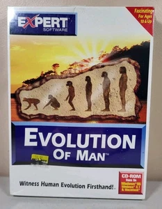 Evolution Of Man Expert Software CD-ROM Windows 95 New Sealed - Picture 1 of 7