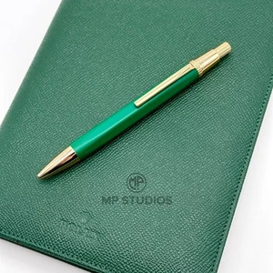 Rolex Emerald Executive Gold Hex Ballpoint Pen AD VIP Gift - Picture 1 of 8