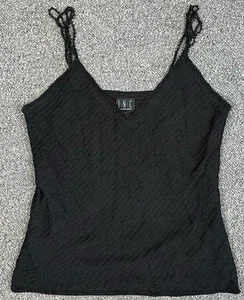 Y2K INC International Concepts Black Crochet Beaded Cami Women’s Size UK 6-8 - Picture 1 of 8