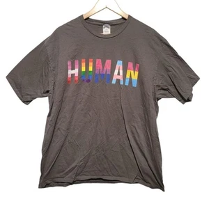 Lgbtq+ Human Rights Support Pride Equality T Shirt Size 2XL Port & Company - Picture 1 of 5