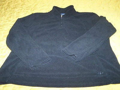 Nordic Track Black 1/4 Zip Pullover Sports Fleece Camping Hiking Softball Sz XL - Image 1 of 4