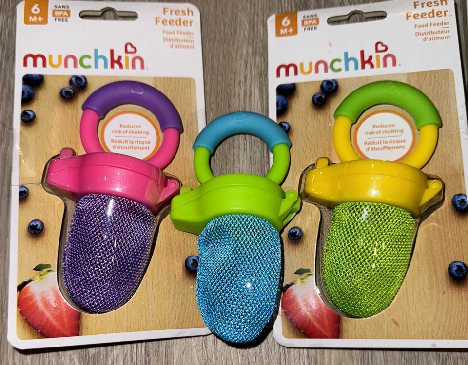 Lote de 3 comederos de alimentos frescos Munchkin Foto 1 de 1