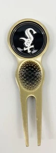 MLB Golf Divot Repair Tool w/ Ballmark Bronze Chicago White Sox - Picture 1 of 2