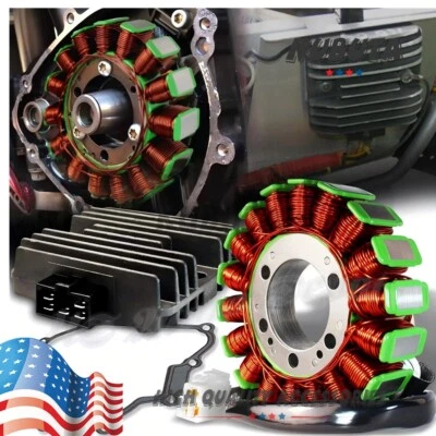 For 06-09 YZF-R6S/03-05 R6 MAGNETO COILSTATOR+RECTIFIER VOLTAGE REGULATOR+GASKET Foto 1 de 4
