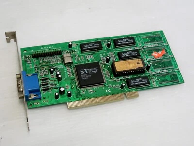 S3 Virge/DX, 86C375, VRAM 2MB, PCI, VGA, EAGLES N1320, WORKING CARD - image 1 of 4
