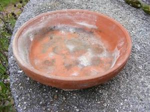 Vintage Terracotta Clay Saucer Drip Tray Undertray Dish - Picture 1 of 2