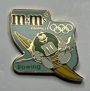 Pin Olímpico de Remo ~ Barcelona 1992 ~ Patrocinador ~ M&M's ~ Marte - Imagen 1 de 7