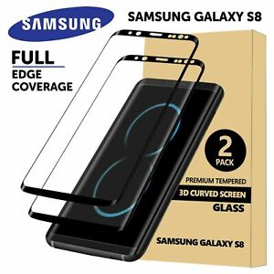 Samsung S8+ S9+ S8 S9 Screen Protector Tempered Glass Gorilla 6D Full Edge Cover