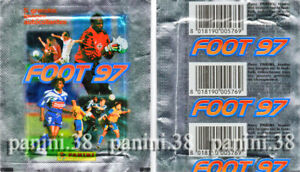 RARE !!! Pochette "FRENCH FOOT 1997" packet, tüte, bustina PANINI 97