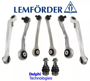 OEM Front Lower Control Arm Ball Joint Upper Control Arm Lt Rt 8pc for Audi 2012 - Picture 1 of 1