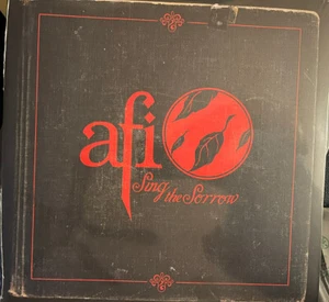 AFI Sing The Sorrow Forum Exclusive 20th Anniversary Red Vinyl Record In Hand - Picture 1 of 2