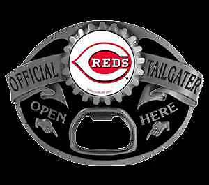 CINCINNATI REDS TAILGATER BOTTLE OPENER BELT BUCKLE Cover