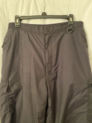 Pantalones de esquí de nieve Rawik Outerwear negros talla grande cintura elástica doble forrado Foto 1 de 4