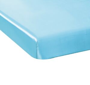 EHP Super Soft & Silky Satin Crib Fitted Sheet 28" X 52" + 9", Solid/Deep Pocket