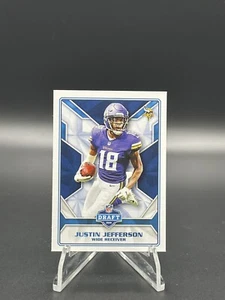 2020 Panini NFL Stickers NFL Draft RC Justin Jefferson #556 Minnesota Vikings - Picture 1 of 2