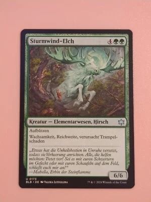 Magic MTG BLB Bloomburrow Sturmwind-Elch U 0173 Deutsch NM - Bild 1 von 4