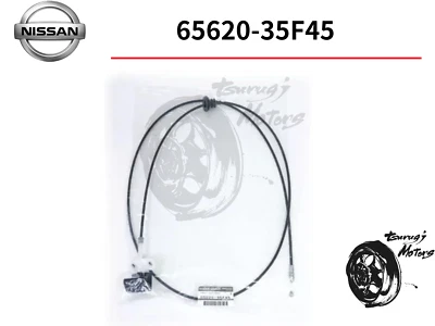Cable de liberación del capó genuino Nissan S13 SILVIA 65620-35F45 OEM nuevo Foto 1 de 4