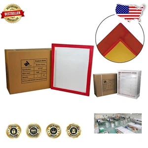 High Quality Pre-Stretched Silk Screen Frames 20x24 with 160 Mesh Count - 6 Pack - Picture 1 of 6