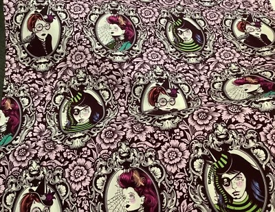 Tula Pink Nightshade Mini Coven fabric by the yard